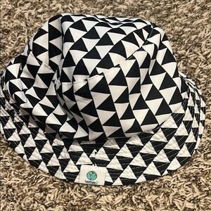 Monochrome Geometric Men's Bucket Hat